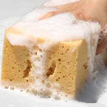 1 pieza Esponja grande de panal para lavar el coche, esponja de limpieza multiusos para coche, baño y cocina