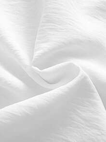 Plus Size Men's Breathable Casual Solid Color Mandarin Collar Button-Up Long Sleeve Shirt With Cuff Design, Loose Fit Lightweight, Paired With Solid Color Pants, Ideal For Outings And Commuting, 2-Piece Set