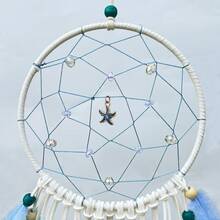 1pc Dream Catcher Hanging Decor, Wind Chime Home Decoration Craft, Ocean Star Pendant Creative Birthday Gift, Suitable For Home Wall Hanging - Multicolor - View 6