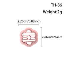 Bộ dụng cụ cắt đất sét polymer Mini Line Series hình học, khuôn cắt đất sét làm hoa tai trang sức DIY thủ công, bộ dụng cụ đất sét mềm cho người làm trang sức và thủ công - Quà tặng hoàn hảo cho những người đam mê DIY - Đường nét hình học nhỏ - Xem 18