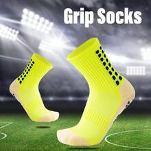 Men's Athletic Socks Adult Use Strong Grip Socks For Soccer Dual Grip Soccer Socks For Men And Women - Multicolor - View 2
