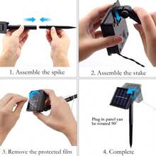 1Pc Solar Rope Lights, 106Ft 300Led Outdoor Solar String Lights, Ip65 Waterproof Solar Powered Fairy Lights With 8 Lighting Modes For Party, Garden, Yard, Home, Holiday, Tree Decoration - Warm Light - View 9