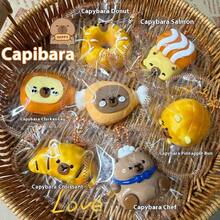 1pc 2025新款水豚捏捏乐超级减压奶油泥质感回弹硅胶玩具 - 随机颜色链 - 生日礼物，圣诞礼物，完美礼品，收藏展示，发烧友收藏 - 彩色 - 查看 3