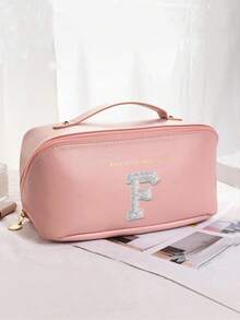 1pc Waterproof PU Leather Makeup Bag, Transparent Toiletry Bag, Large Capacity Travel & Swimming Bag, Dry & Wet Separation Cosmetic Organizer Bag, Portable Waterproof Toiletry Bag, Travel & Swimming Bag, Bathing & Fitness Organizer Bag, Transparent Waterproof Beach Bag, Oval Cylindrical Beach Tote, Transparent Beach Bag, Shoulder Bag, Swimming Bag, Bathing Organizer Bag - Multicolor - View 38