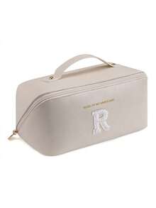 1pc Waterproof PU Leather Makeup Bag, Transparent Toiletry Bag, Large Capacity Travel & Swimming Bag, Dry & Wet Separation Cosmetic Organizer Bag, Portable Waterproof Toiletry Bag, Travel & Swimming Bag, Bathing & Fitness Organizer Bag, Transparent Waterproof Beach Bag, Oval Cylindrical Beach Tote, Transparent Beach Bag, Shoulder Bag, Swimming Bag, Bathing Organizer Bag - Multicolor - View 102