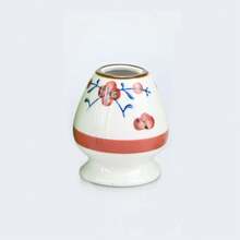 Soporte de cerámica paraé verde Matcha, cuenco Chasen, batidor de bambú, molinillo, cepillos, soporte para herramientas deé, accesorios paraé, 1 Uds. LWRM - flor de ciruelo - Ver 13