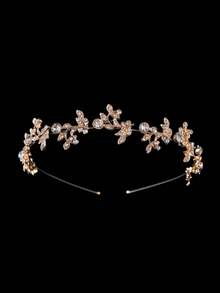 Couronne de princesse élégante et délicate (1 pièce), accessoire de cheveux orné d'un flocon de neige, idéal pour le quotidien, les mariages, les fêtes et la Saint-Valentin. - Argent - Voir 8