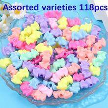 Multi-Color Acrylic Bat Shaped Beads, Beads & Bead Assortments For Marine And Land Animals, Halloween Themed Spacer Beads, Used For DIY Bracelets, Necklaces, Earrings, Anklets, Keychains, Backpack Chains, Christmas, Thanksgiving, Halloween, Christmas Eve, Mother's Day, Valentine's Day, Birthday Gifts, Commemorative Days, Back To School Season Decoration Accessories