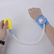 3-Piece Doctor And Nurse Simulation Game For Kids - Syringe, Stethoscope, Blood Pressure Monitor For Educational Role Play Using, Realistic Doctor Toys - Great For Play, School And Home