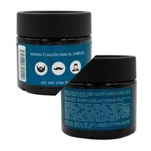 Cera Gel para Cabello Negro 250g - Fijació Firme, Sin Alcohol, para Todos Tipos de Cabello - Multicolor - Ver 2