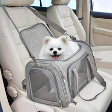 Large Soft Sided Cat And Pet Cage Dog Soft Sided Carrier - màu đen - Xem 3