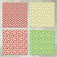 36 Sheets 6inch Fresh Fruit Theme Scrapbooking Paper, Suitable For Bullet Journals, Collages, Greeting Cards, Photo Albums And Crafts - Multicolor - View 2