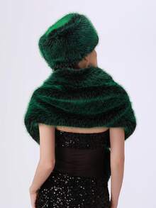 Women's Shawls And Wraps For Evening Dresses Shawl Wrap Winter Shawl For Women Warm Scarf Fashion Scarves Accessories Women - A - View 4