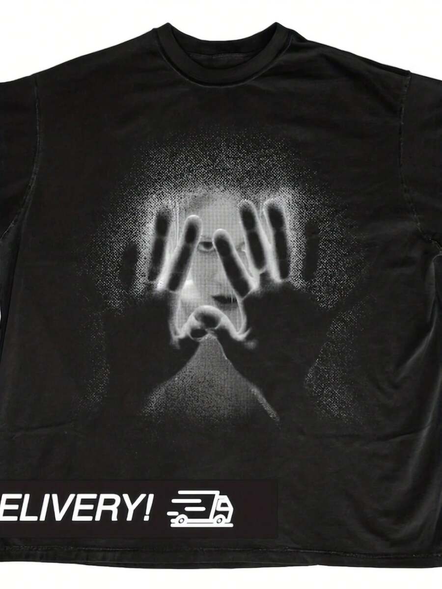 Y2k Shirt, Goth Punk Y2k Top, Streetwear T-Shirt, Alternat Clothing, Y2k Graphic Shirt, Alt Shirt, Horror Y2k Tee - 款式2 - 查看 1