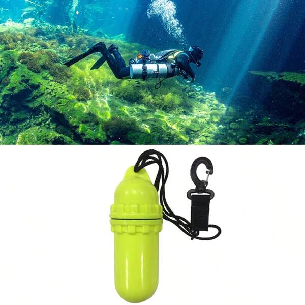 Wasserdichte Trockendose, Rucksack seitlich montierte wasserdichte Kapsel Aufbewahrungsbox, Trockendose, Münzdose, Tauchausrüstung wasserdichte Trockendose