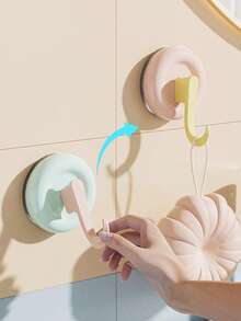 Süßigkeiten-farbene Saugnapf-Wandhaken, Badezimmer Küche Wandhaken, spurlose Vakuum-Saughaken, Babyzimmer, modern minimalistisch, nordischer Stil, Luxus, Ins-Stil, geeignet für Frühling, Sommer, Herbst, Winter, Eltern, junge Familien, Mieter, Büromitarbeiter, Valentinstag, Muttertag, Weihnachten, Einweihungsgeschenke, Babyzimmer, Badezimmer, Küche, Eingangsbereich, in der Nähe des Kleiderschranks, Büro, hinter der Tür, Keramikfliesen-Wand, Glasoberfläche, praktisches Geschenk