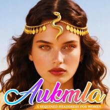 Sequin Gold Head Chain Jewelry Snake Egyptian Headpiece Festival Costume Headband Hair Accessories For Women