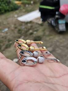 Modische & elegante Damen Ohrringe, Ohrringe mit kubischen Zirkonia Schlüssel Anhänger, raffiniertes & anmutiges Design für Frauen