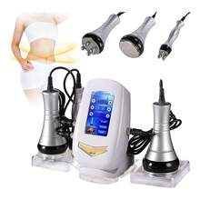 Pulsovital Dispositivo de Radiofrecuencia de Cavitación Ultrasónica, Radiofrecuencia Facial y Corporal,40K 3 en 1 Máquina de Belleza, Masajeador Celulitis Grasa para Abdomen, Cintura, Brazos, Piernas y Caderas - Tipo de Enchufe A USA (110-127V) - Ver 2