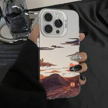 Diseño de patrón de puesta de sol Tarde Puesta de sol Funda para 16 Pro Funda resistente a golpes 15/14 Plus/13 Creativa 12/11Pro - Multicolor - Ver 5