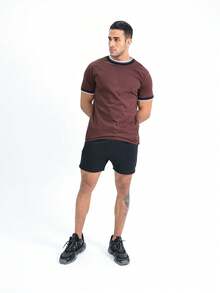 Men T-Shirts - Rust Brown - View 7