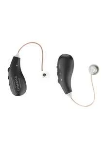 2Pcs Rechargeable Ear-Hanging Hearing Enhancer, Ear-Hanging Amplification Enhancer, Sound Enhancement, Feedback Elimination, Suitable For Adults And The Elderly, With Volume Control, Essential For Gifts.