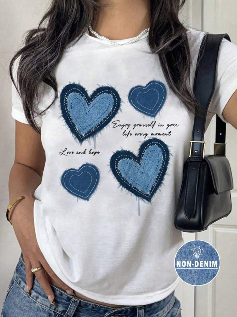 camisetas blusas para dama casuales elegantes premium playeras juvenil disfraces sudaderas para mujer camisetas de mujer liso playera disfraces de mujer niña disfraz de Navidad - Blanco - Ver 1