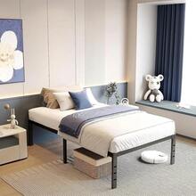 Base De Cama Individual Metal Camas Individuales Baratas - Negro - Ver 10