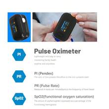 Fingertip Pulse Oximeter, For Monitoring Heart Rate And Blood Oxygen Saturation, CE And FDA Certified - Black - View 5