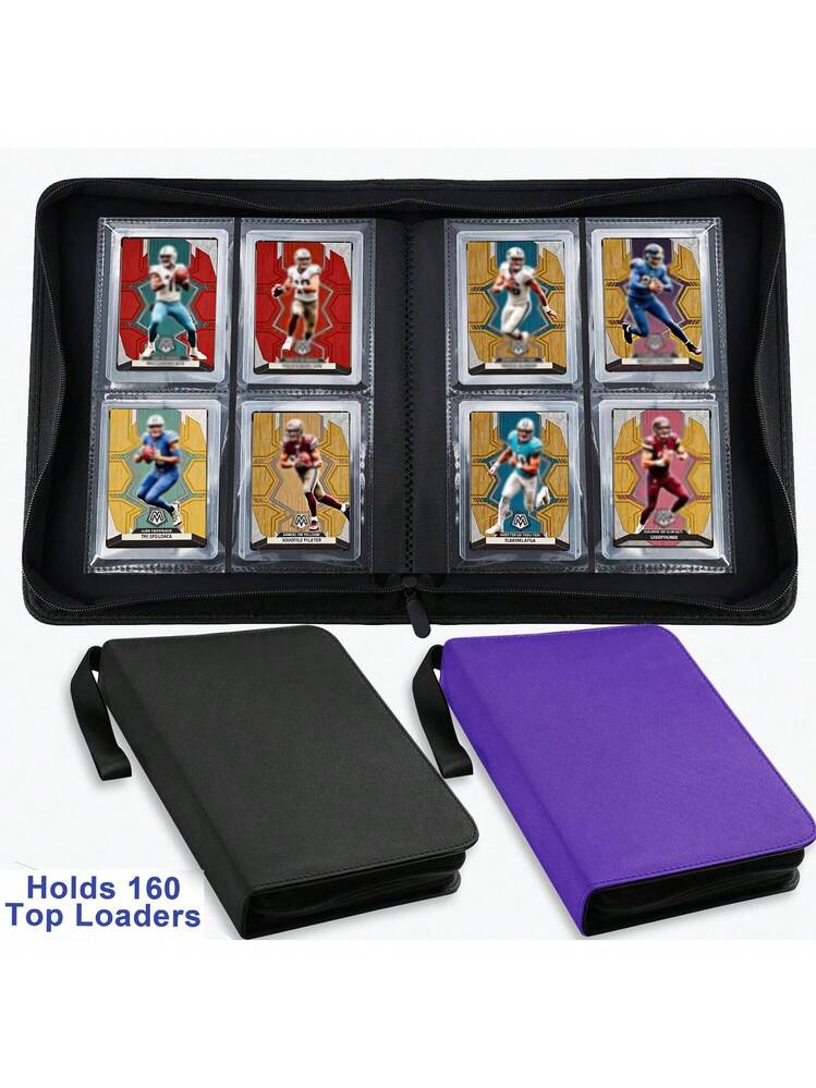 pokemon card binder that holds top loaders Invested Alliance 9pkt Toploader Pink pocket pages Top Loader Binder-4 Pockets Pages