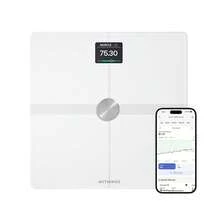 WITHINGS Body - Báscula precisa para peso corporal y porcentaje de grasa, composición corporal Wi-Fi y, báscula de peso para bebé, báscula inteligente compatible con, - blanco - Ver 6