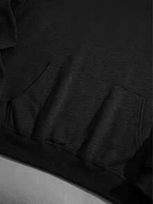 GLEC SP5DER, Combining Retro And Street Style, This Classic Retro Y2K Spider Web Popular Letter Pattern 270g Fleece Sport Hoodie. This Is A Men's Autumn And Winter High-Quality Retro Fashion Brand Loose, Soft And Comfortable Black Long Sleeved Sports Hoodie, Suitable For Outdoor Wear In Autumn And Winter, With A Certain Thickness, Suitable For Daily Wear And Giving To Friends, Outdoor Activities, Back To School Gifts, Christmas Gifts. - 黑色 - 查看 6