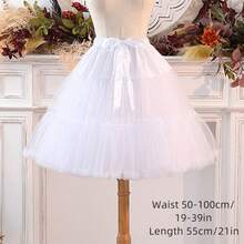 Fluffy Puffy Slip For Women Under Dress Layered Full Petticoat With Soft Tulle For Ballgown & A-Line Dresses Comfortable Waistband For All-Day Wear Fall Clothes For Women