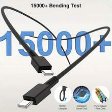 USB C To C Charging Cable,3A 45W 1-3 Packs 3.3FT/6.6FT Type C Fast Charger Data Cord For Galaxy S25 S24 Ultra FE S23 S22 A16 A17 Note 20 Z Fold 7 6 Tab S9 S10/Apple 17 16 Phone Charger Cord