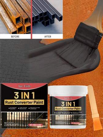 100g/Imprimación antioxidante de 3 en 1 a base de agua, imprimación antioxidante y resistente al agua, con una profunda acción antioxidante