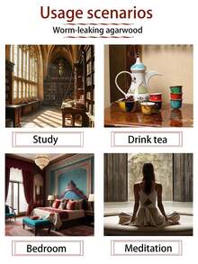 1g Natural Agarwood Essential Oil, 4A Grade, Distilled From Pure Agarwood, With Rich Woody Aroma. Can Be Used With Aromatherapy Diffuser To Help Relax Body And Mind, Promote Sleep, Relieve Anxiety, Also Suitable For Meditation And Yoga Practice. - Agarwood Essential Oil - View 11