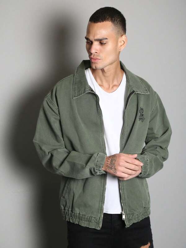 Herren hochwertige Herbst/Winter Mode Jeansjacken aus gutem Stoff