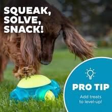 Outward Hound Squeaker Ballz 4-Pack Tennis Ball Dog Toys With Squeaker, Interactive Fetch Play For Pets Under 50 Lbs, Training Balls For Indoor & Outdoor Exercise, Medium, 2.5-Inch - 藍色迷宮熱潮 - 查看 5