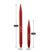 彩色可拆卸圓形編織針，袖口針，迷你針，手工毛衣針繩配件，3.0mm-6.0mm長短針，17cm-100cm旋轉繩，適用於手工縫紉編織DIY項目 - 彩色 - 查看 12