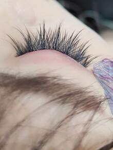 10 对 3D 分层浓密恶魔睫毛，超长纤细，适合舞台、角色扮演、服装，自然日本动漫风格假睫毛 - 濃密款 - 查看 6