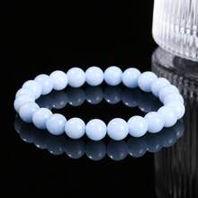 1pc 6/8/10mm Natural Stone Beaded Bracelet, Bohemian Style Tiger Eye/Amethyst/Agate Healing Stone Bracelet, Layerable Colorful Handmade Jewelry For Women - Multicolor - View 163