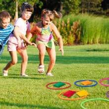 LEMESO Kit de Juegos de Lanzamiento Sacos de  + 12 Juguetes Anillo Lanzamiento círculo - 1 - Ver 5