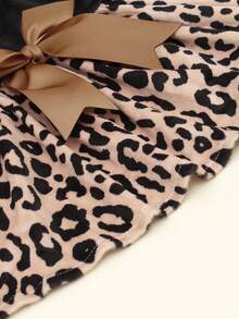 1pc Leopard Print Pet Dress, Fashionable Dog Clothes, Suitable For Small And Medium Dogs In Autumn/Winter - Multicolor - View 8