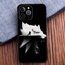 Funda para teléfono The W-Witcher Wiedzmin compatible con  16,15,14,13,12,11,Pro,X,XS,Max,XR,Plus,Mini, cubierta suave negra, funda compatible con  17 pro max, funda  17 pro, funda  17, funda  16 pro max - z4 - Ver 12