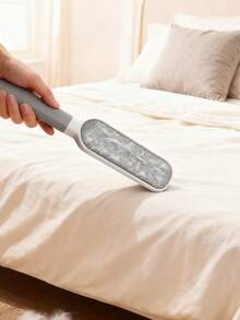 1pc Reusable Lint Brush, A Magical Anti-Static Lint Remover That Can Scrape Off Pet Hair, Human Hair, Paper Scraps, Dandruff Stuck On Clothes. Double-Sided Design Suitable For Wool Coats And Other Lint-Prone Clothes, Also Can Be Used As A Bedsheet Lint Remover - Multicolor - View 6