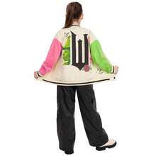 Wicked Girls Bomber Jacket,  And  Girls Jacket, Varsity Jacket Kids - White - View 4
