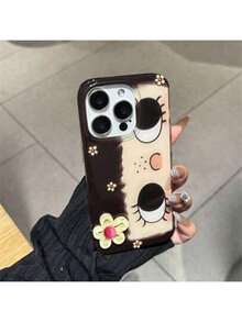 秋冬美拉德 3D 花与眼创意艺术设计手机壳，适用于 Apple 17、16 Pro Max/15 Pro Max/14 Pro/13 Pro、12、11，男女通用 - 彩色 - 查看 6