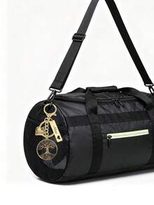 Loving Pu Leather Key Bag, Personalize Your Name.Niche Key Storage Bag,Heart-Shaped Car Keychain Made Of Ultra-Fine Faux Leather, Personalized Heart Keyring, Retractable Key Fob, The Retractable Keychain Is Compact And Stylish, Prevents Lost Keys, And Is Detachable.Valentine's Day Gift.Valentine's Day Gift.Back-To-School Season, Office And School Supplies - Multicolor - View 4