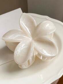 1/5pcs/Set Ladies Elegant Multi-Color Marble Acrylic Flower Hair Claws Suitable For Buns, Ponytails, Everyday Wear,Flower Claw Claw Clips Hair Clips Hair Jaw Clip Hair Clamps Hair Clutch Hair Claw Clip Elegant Hair Accessories