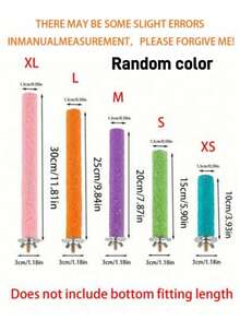 1pc Tiger Lily Parrot Claw & Beak Grinding Stick, Parrot Perch Stand For Bird Cage - Multicolor - View 9